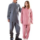 パジャマ屋 ふわぽかあったかフリース*ダブル（両面）起毛*タートルネックパジャマ【メンズ兼レディース】