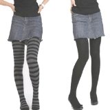 ニーハイ ニーハイソックス サイハイ オーバーニーソックス ロングソックス ハイソックス サイハイソックス カジュアルソックス レディース 黒 ボーダー 美脚 無地 ニーハイ靴下 (80cm丈)